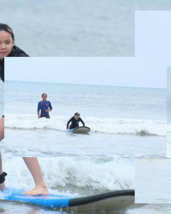 Gempita belajar surving ditemani Gading Marten