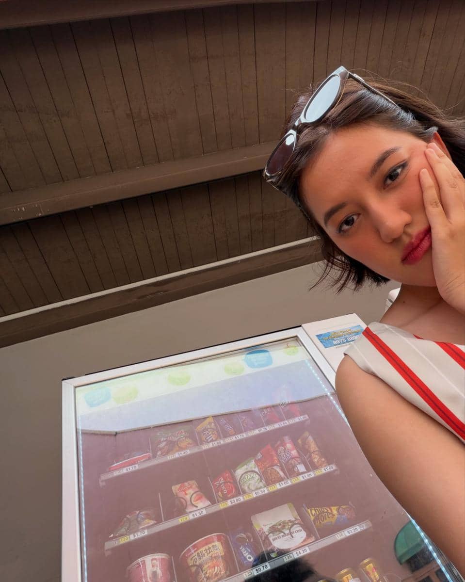 Ify Alyssa saat jalan-jalan di Ann Siang Hill
