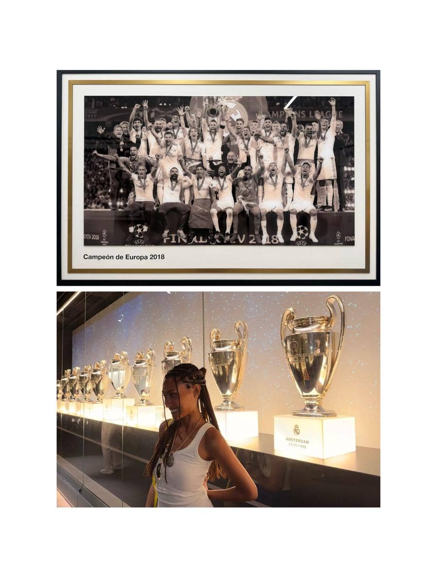 Novia Bachmid tur markas Real Madrid di Bernabéu Stadium