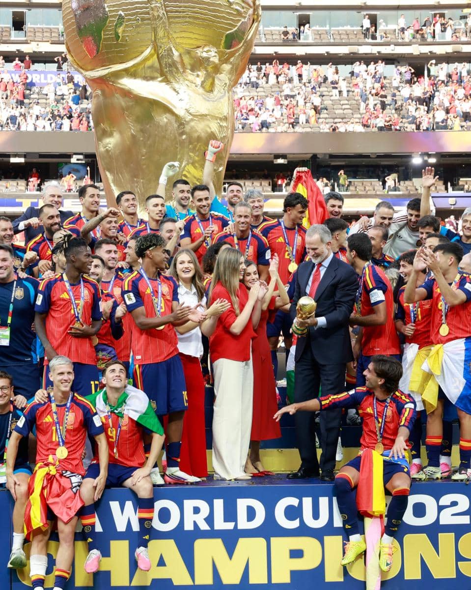 potret keluarga Kerajaan Spanyol di Final Piala Dunia 2026