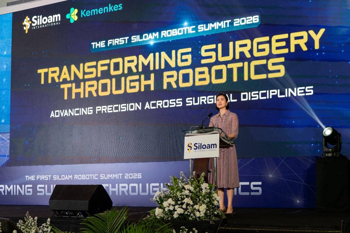 Caroline Riady, CEO Siloam International Hospitals dalam acara Siloam Robotic Summit 2026 (dok. Siloam Hospitals)