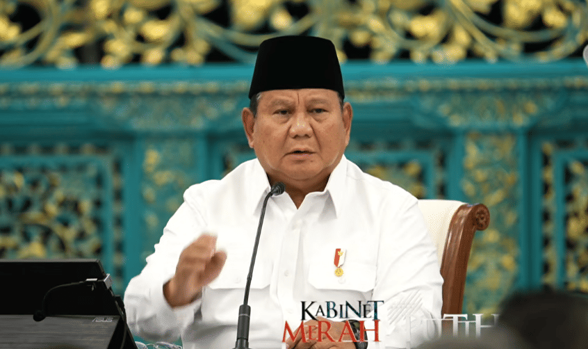 Prabowo - Sidang Kabinet
