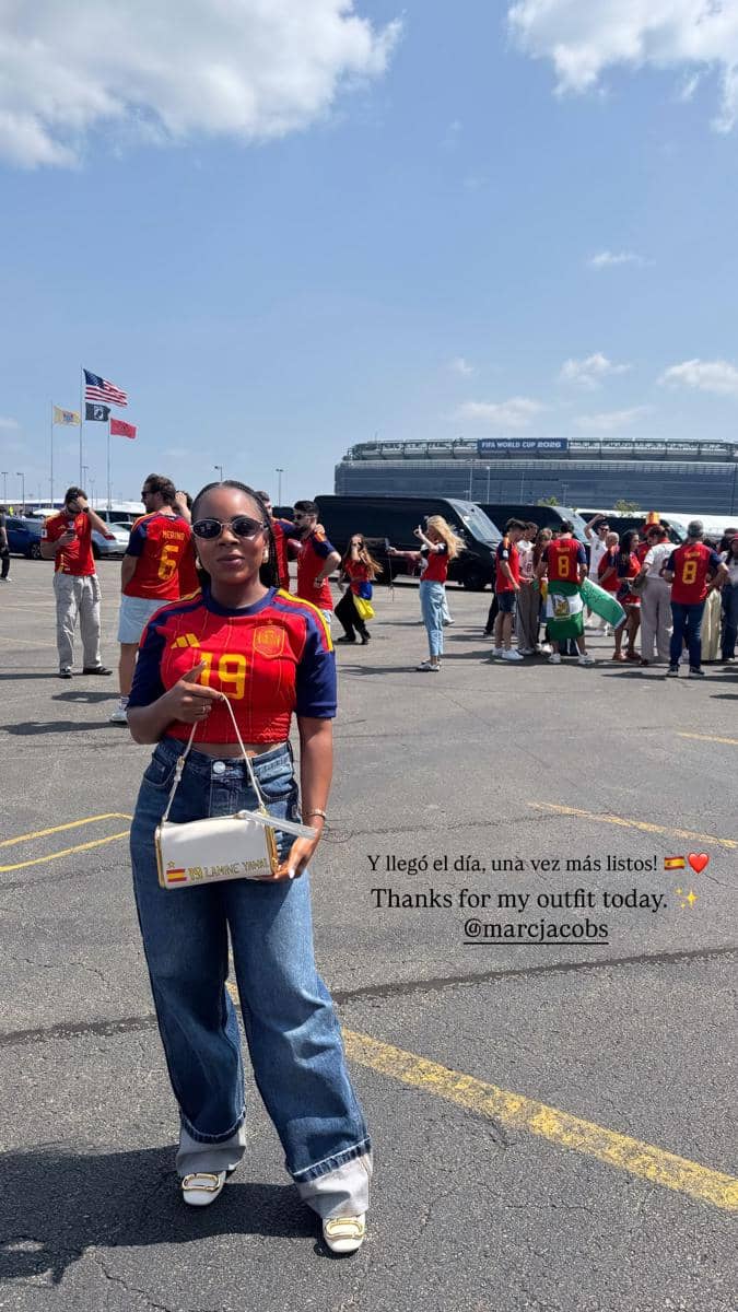 gaya Sheila Ebana, ibu pesepak bola Lamine Yamal di final Piala Dunia 2026