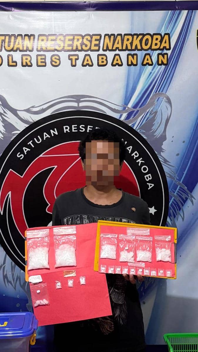 PPPK Pemkab Tabanan Ditangkap Kasus Narkoba, Simpan 280gr Sabu