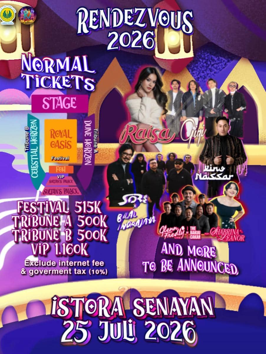 poster acara akhir pekan 25-26 Juli 2026