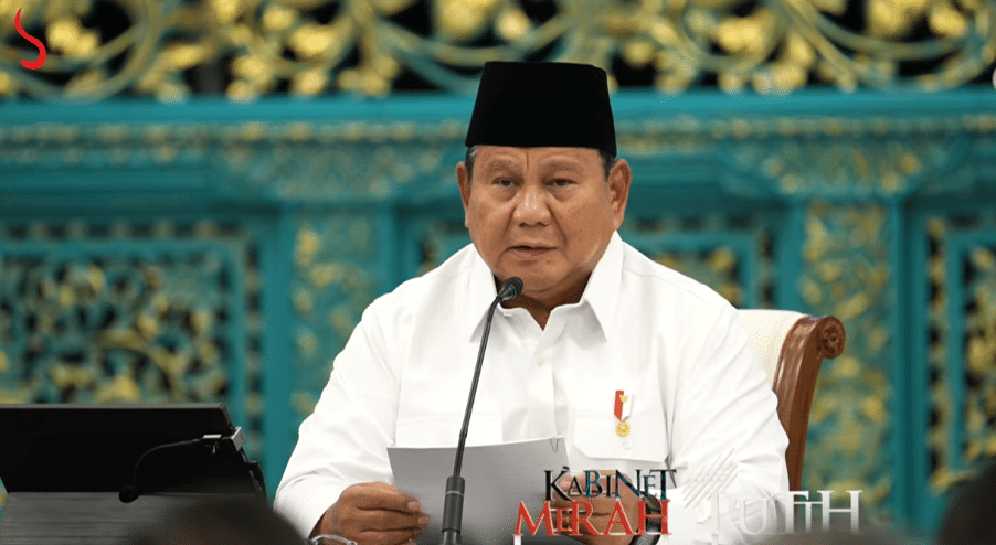 Prabowo - Sidang Kabinet