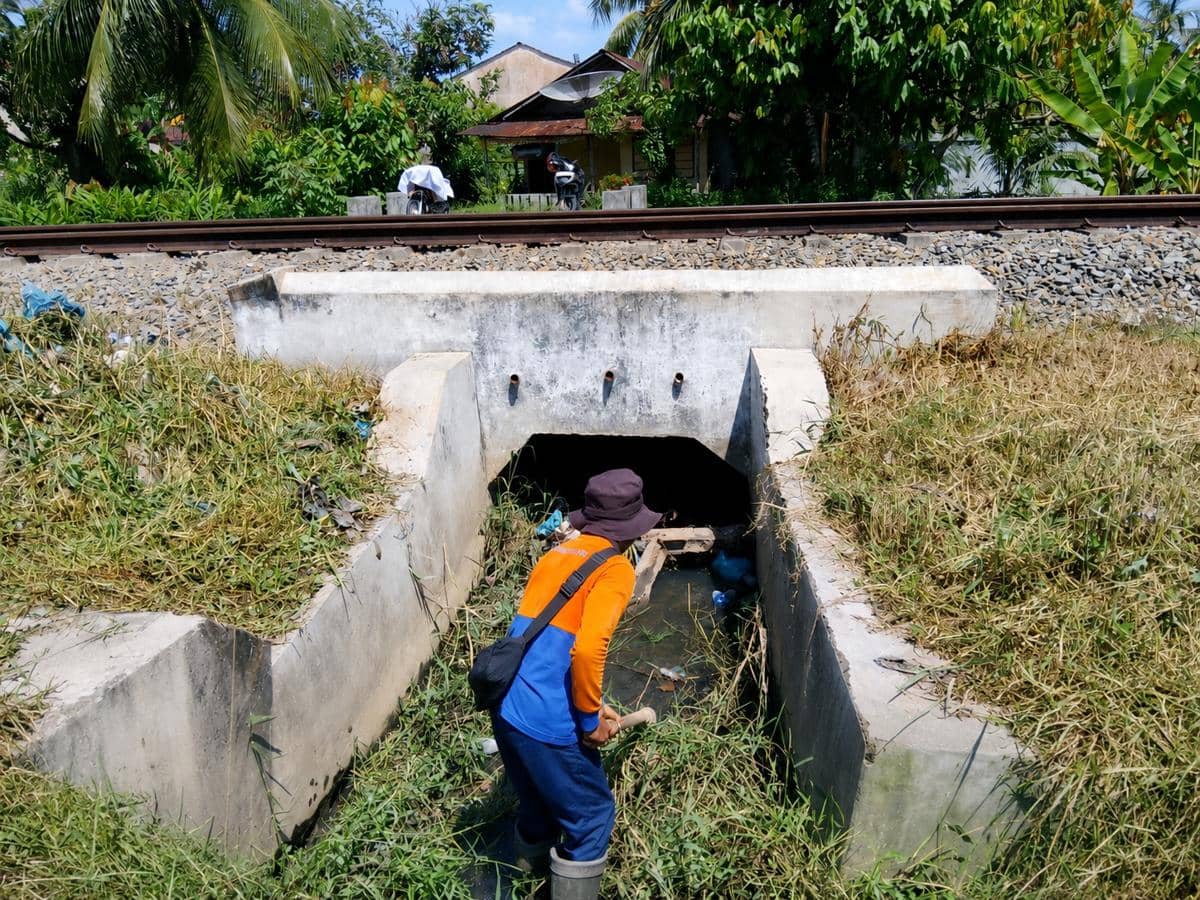 Hujan Lebat di Sumut, KAI Divre I Siagakan Tim dan AMUS 24 Jam