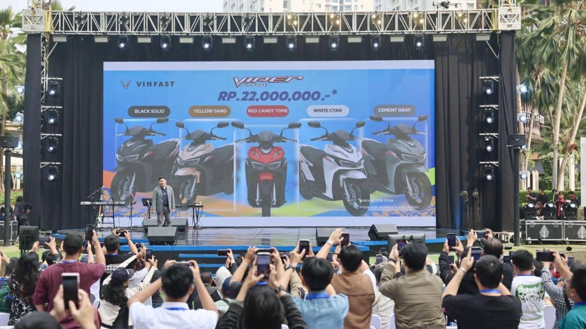 VinFast Resmikan 20 Diler Motor Listrik, Perluas Jangkauan di RI