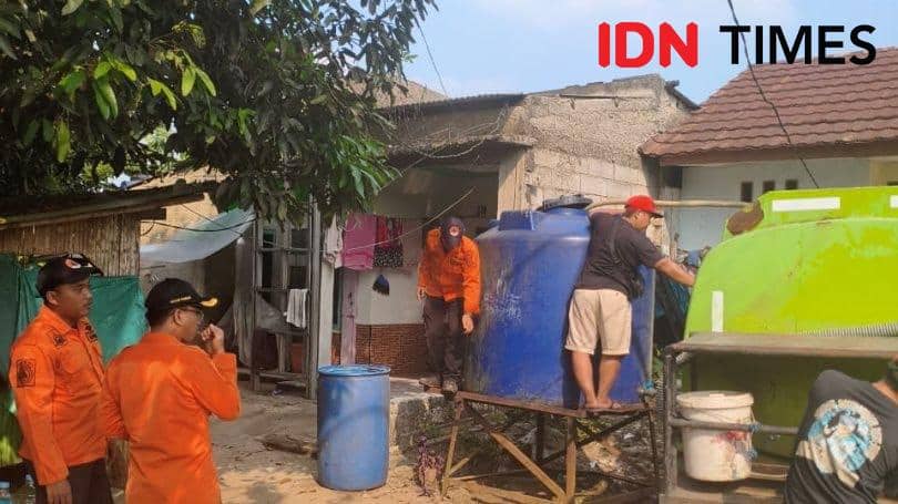 Kemarau Panjang Tiba, Ratusan Warga Tangsel Mulai Kesulitan Air Bersih