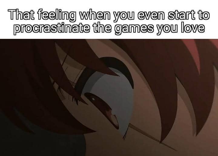 meme anime tentang sifat malas