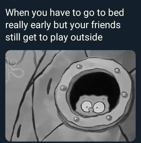 meme SpongeBob tentang anak remaja