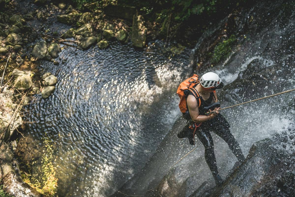 ilustrasi canyoning