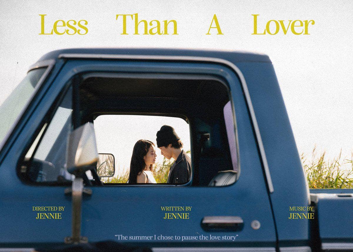 teaser poster single solo baru Jennie, Less Than A Lover