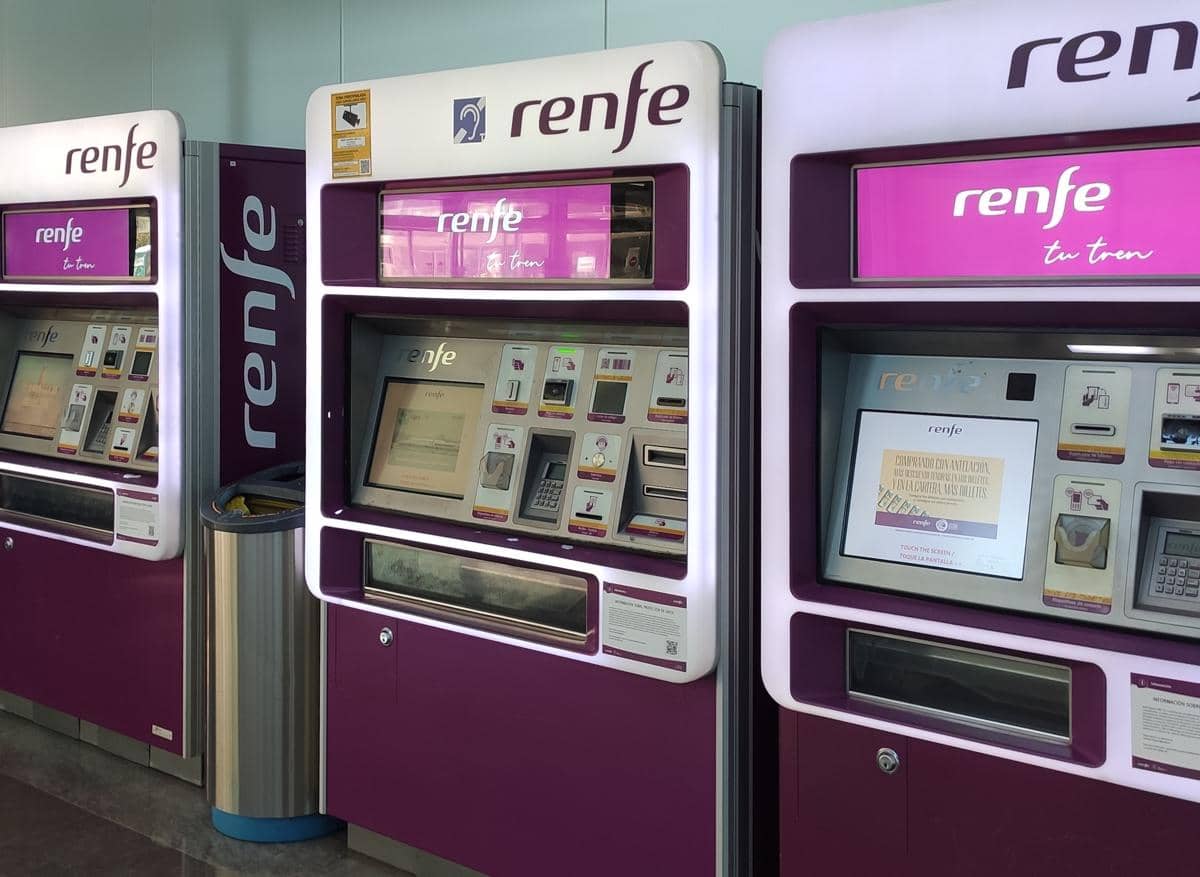 ilustrasi ticket machine kereta