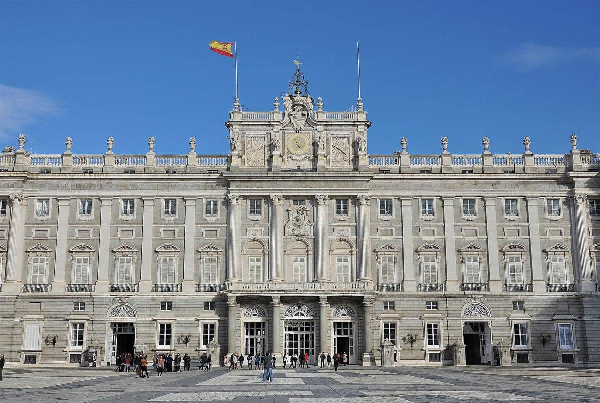 potret Palacio Real de Madrid