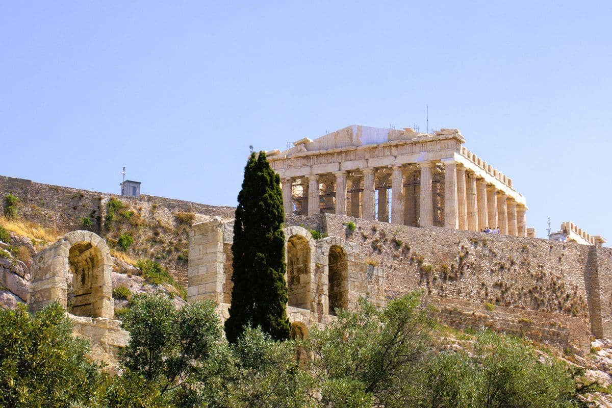 ilustrasi Kuil Parthenon