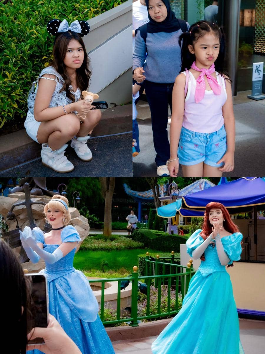 Keluarga Shandy Purnamasari liburan di Disneyland Hong Kong