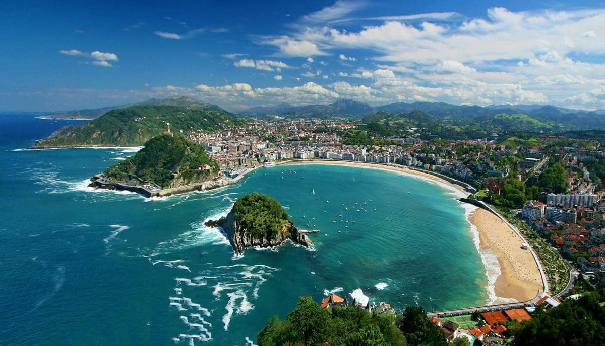 ilustrasi kota San Sebastián