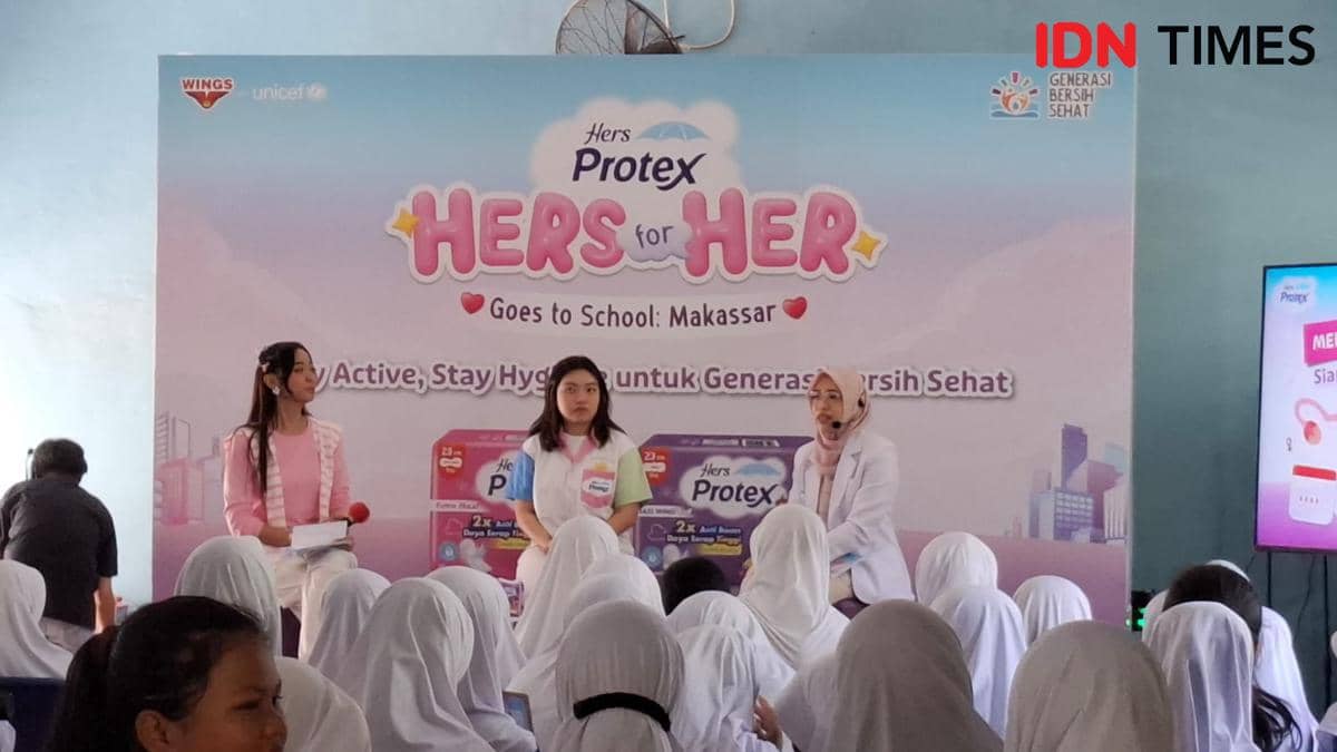 Hers Protex dan UNICEF Edukasi Kesehatan Menstruasi Siswi di Makassar