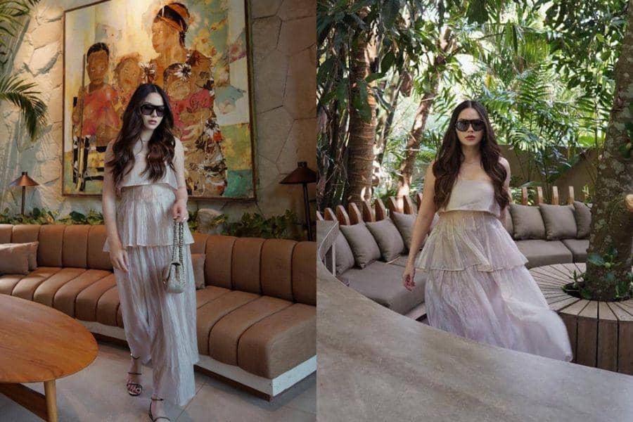 Gaya Alyssa Daguise Liburan di Bali, Young and Fresh!