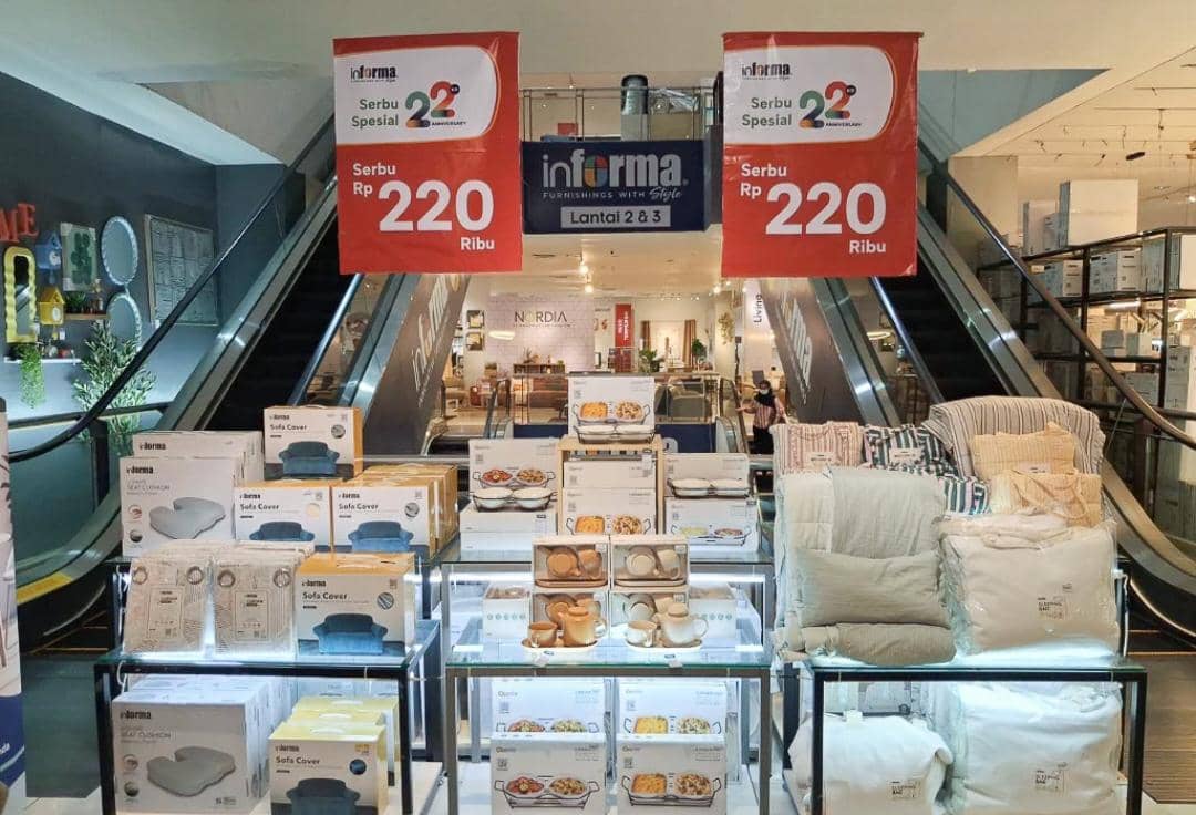Rayakan 22 Tahun, Informa Promo Serba Rp22 Ribu dan Rp220 Ribu