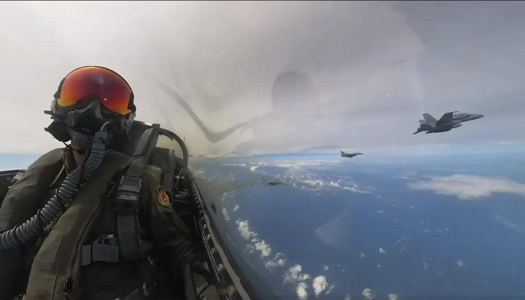 TNI AU Gandeng Tentara Malaysia Amankan Perbatasan Udara Pakai F-16 dan Hornet