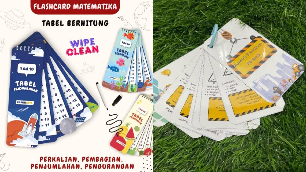 5 Flashcard Matematika untuk Anak SD, Cara Seru Pahami Berbagai Rumus