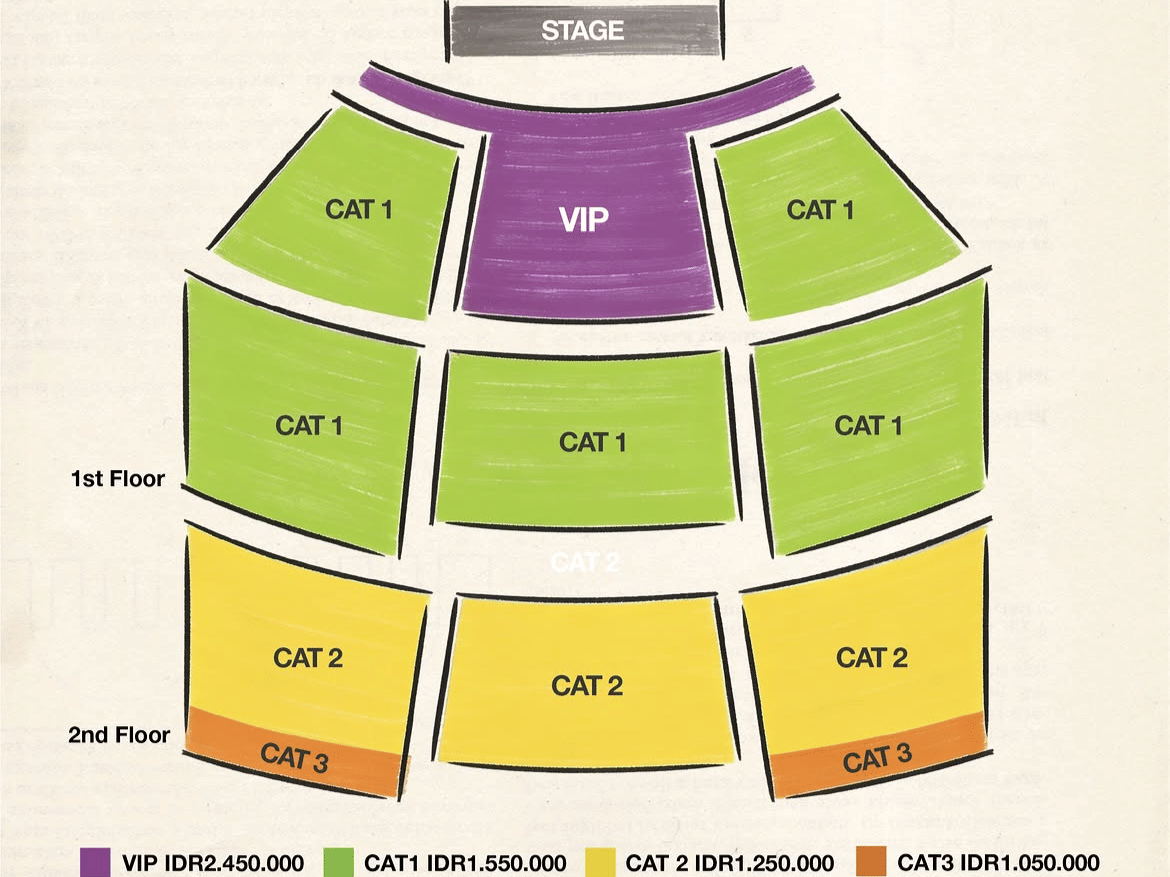Harga tiket JANNABI 1st Asia Tour : Sweat & Stardust Jakarta