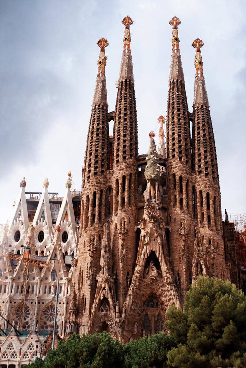 potret Basílica de la Sagrada Família
