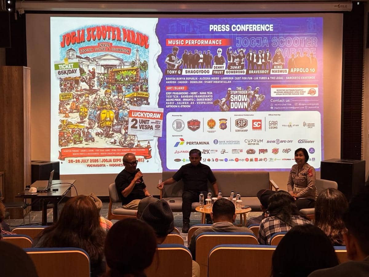 Konferensi pers JSP di Gaia Cosmo, Selasa (21/7/2026). (IDN Times/Herlambang Jati Kusumo)