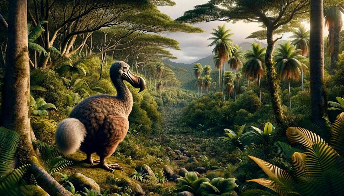 Ilustrasi burung dodo 