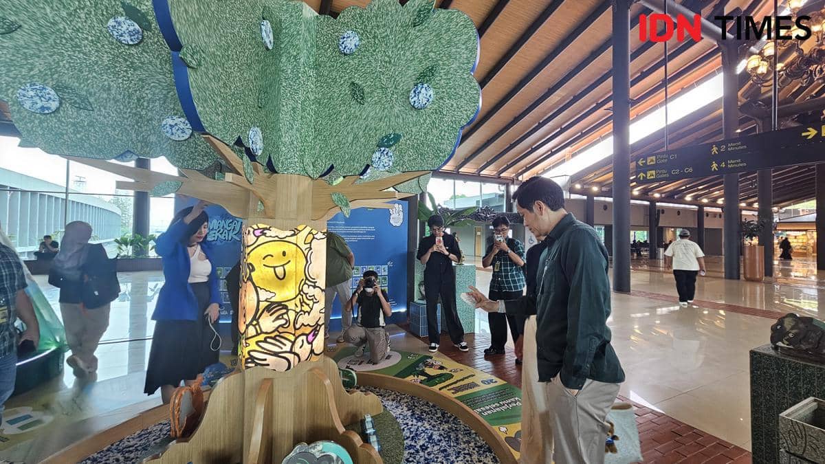 Hari anak nasional, ada permainan ular tangga di Terminal 1C Bandara Soetta
