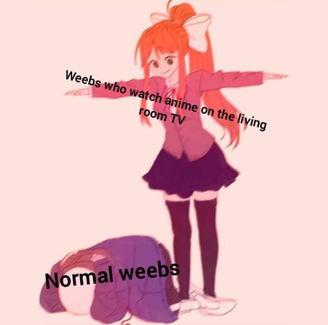 meme anime tentang wibu veteran