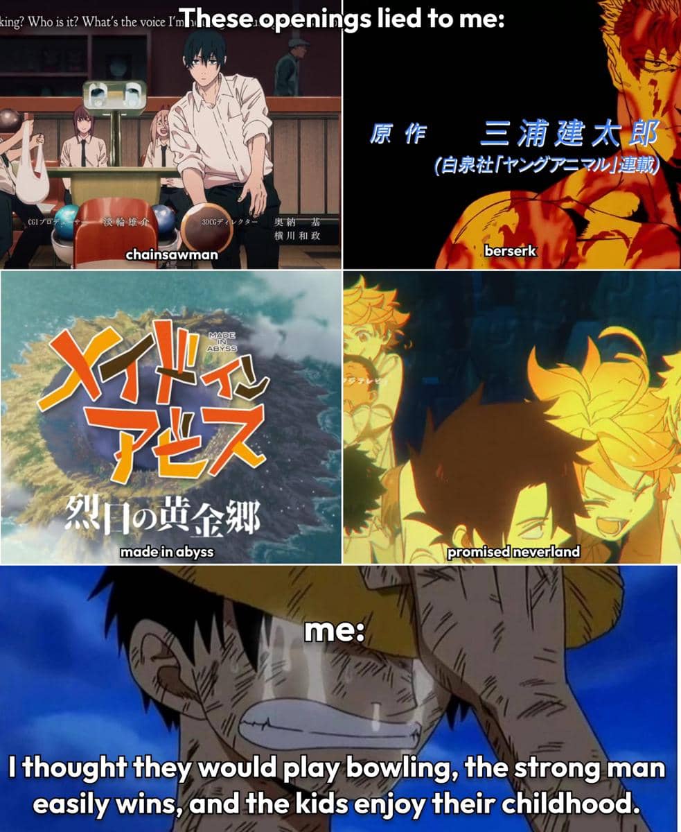 meme anime tentang tekanan batin