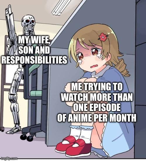 meme anime tentang wibu veteran