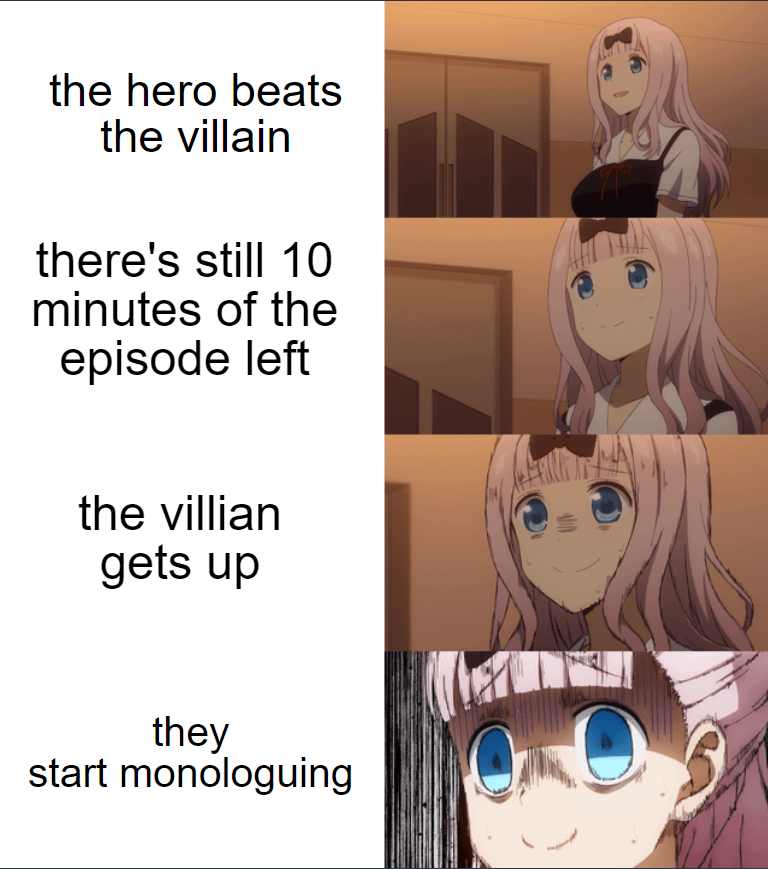 meme anime tentang kepanikan