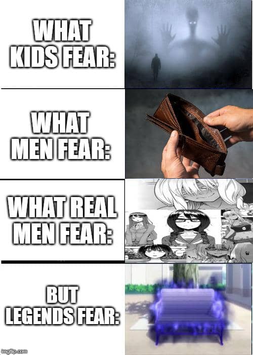 meme anime tentang tekanan batin
