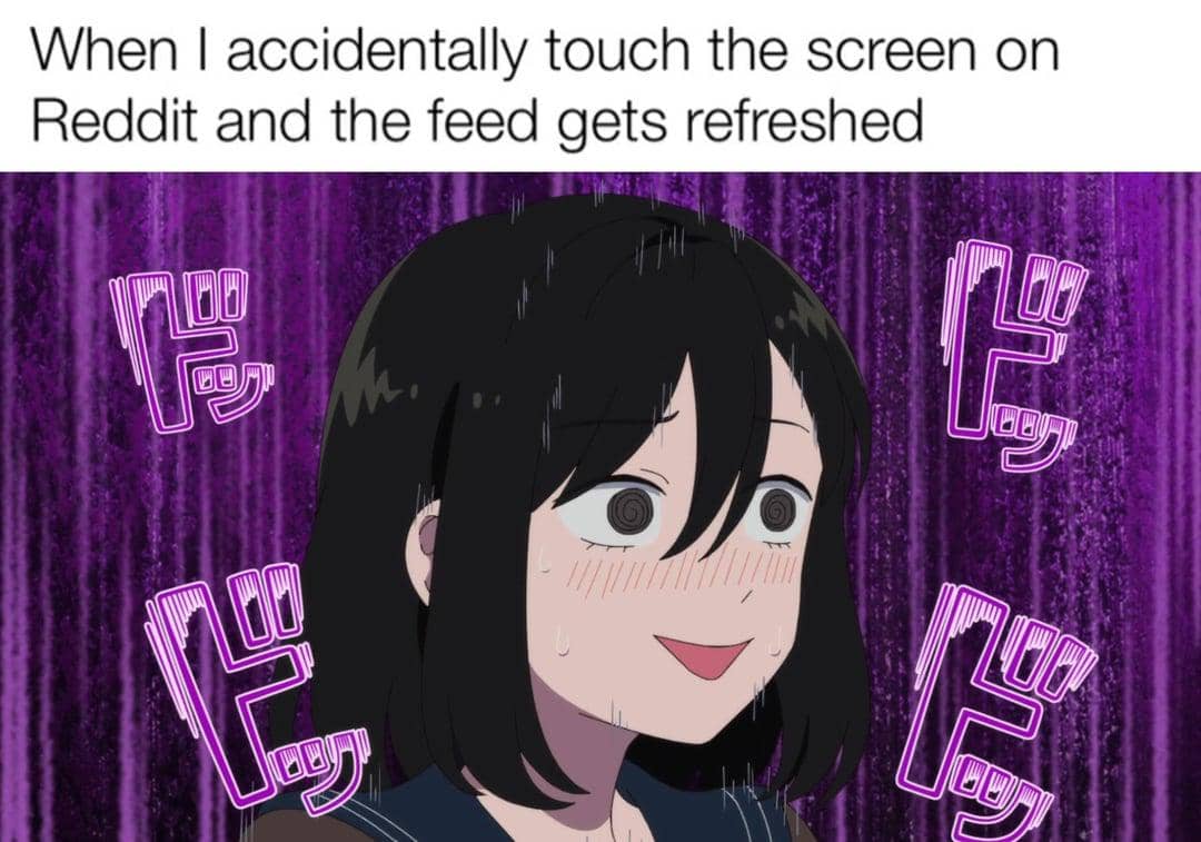 meme anime tentang kepanikan
