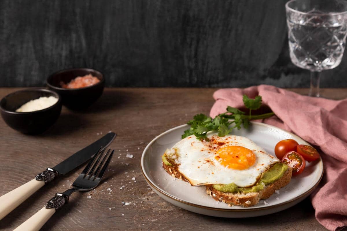 ilustrasi telur, sarapan, healthy food