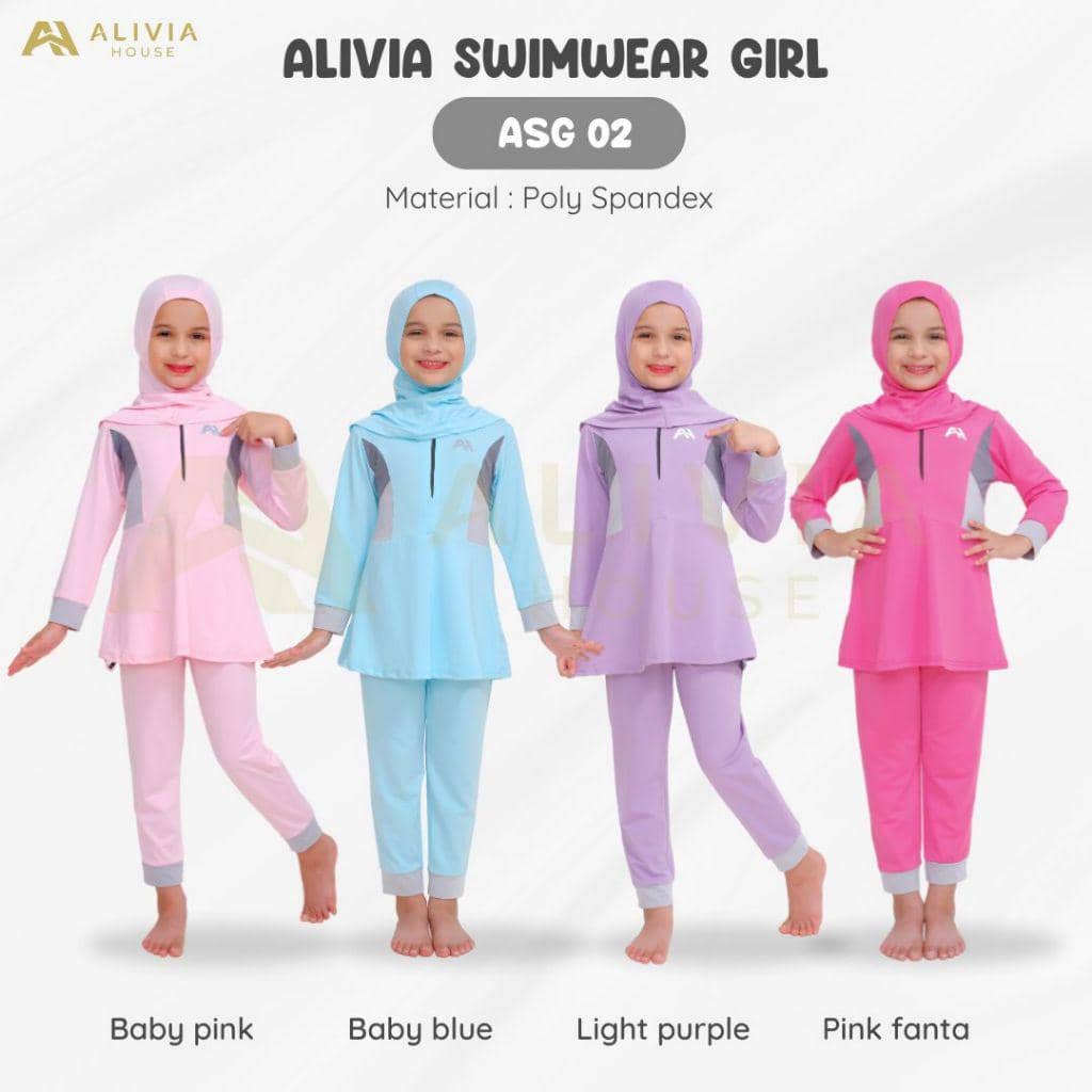Alivia House - Alivia Swimwear Kids perempuan muslim