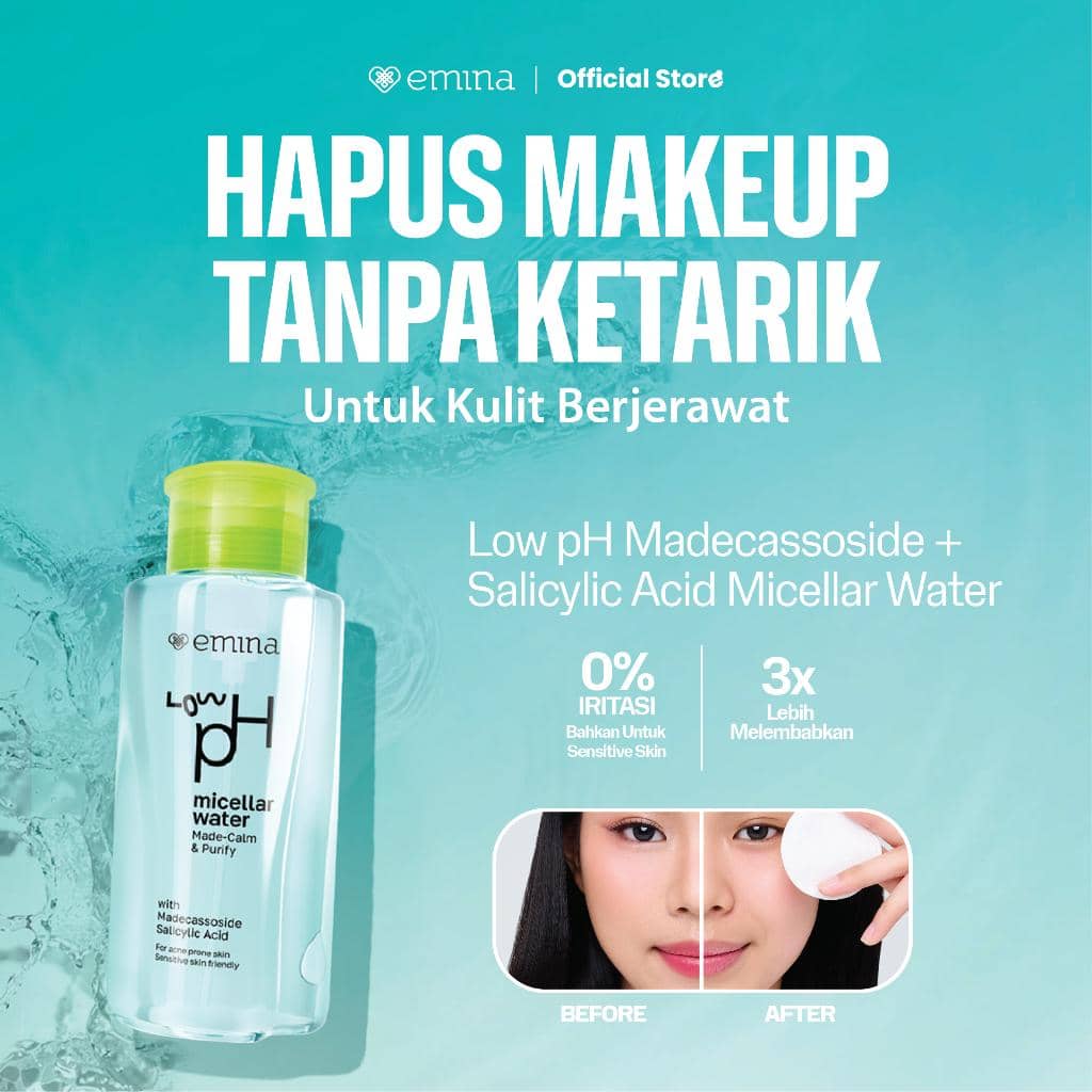 Emina Low pH Micellar Water Made-Calm & Purify