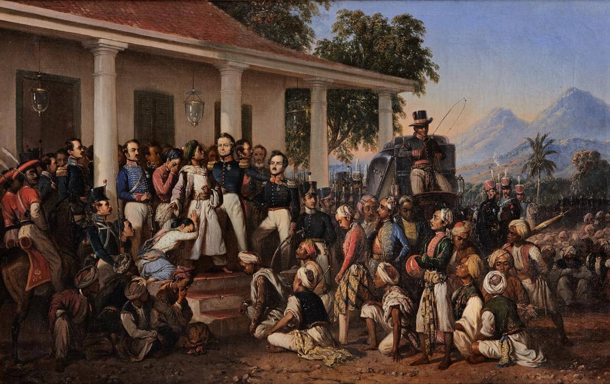 Lukisan Raden Saleh, Penangkapan Pangeran Diponegoro