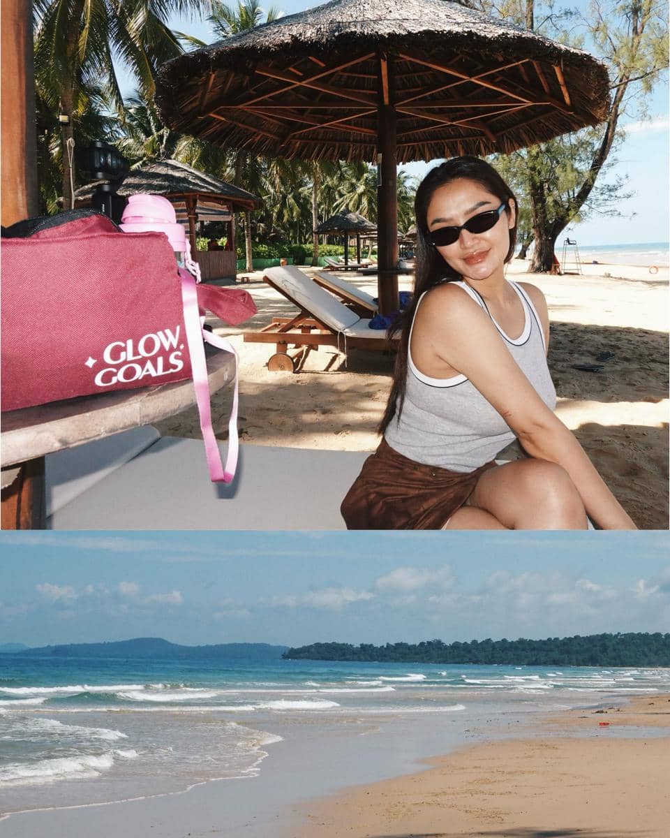 Keluarga Siti Badriah liburan di Pantai Phú Quốc