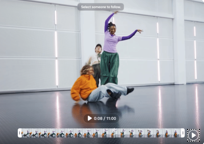 contoh editing video pada fitur My Fancam di Samsung Galaxy Z Fold 8