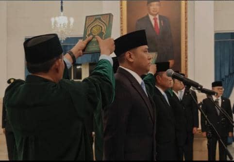 Sudaryono dilantik menjadi Kepala BGN