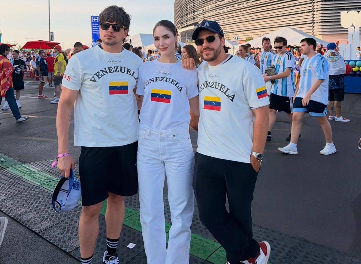 potret Stephany Abasali, 2nd Runner-up Miss Universe 2025 nonton final Piala Dunia 2026