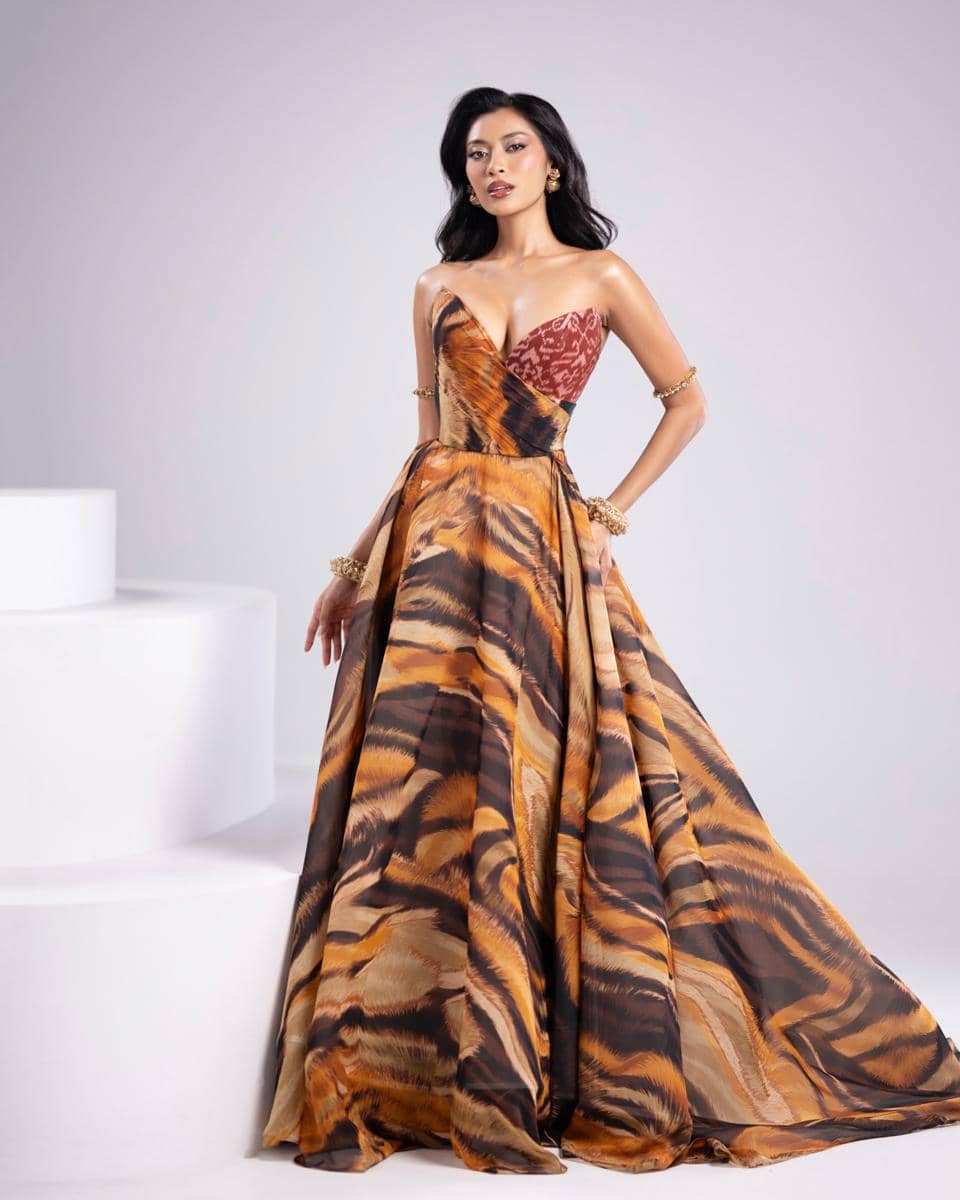 Potret tantangan pemotretan Gaun Malam Miss Supranational 2026