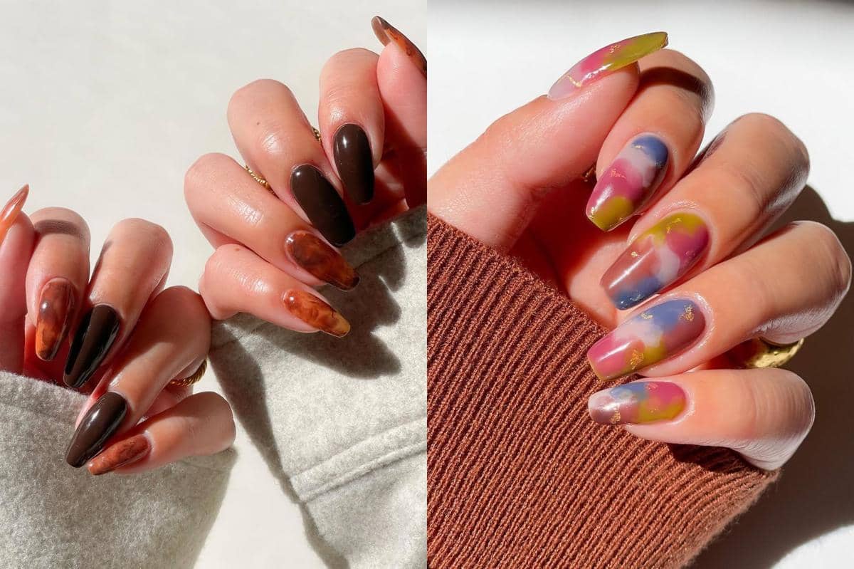 7 Inspirasi Nail Art Motif Marmer, dari Minimalis hingga Classy