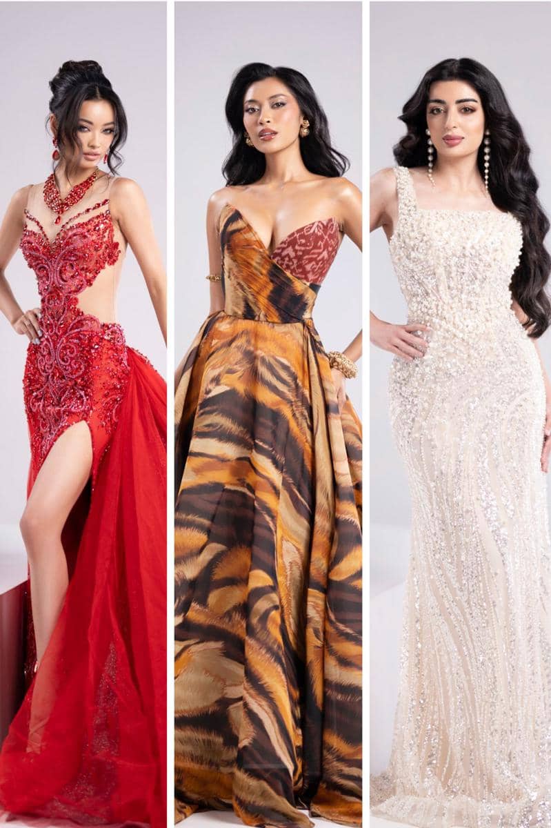 Pesona Finalis Asia di Pemotretan Evening Gown Miss Supranational 2026