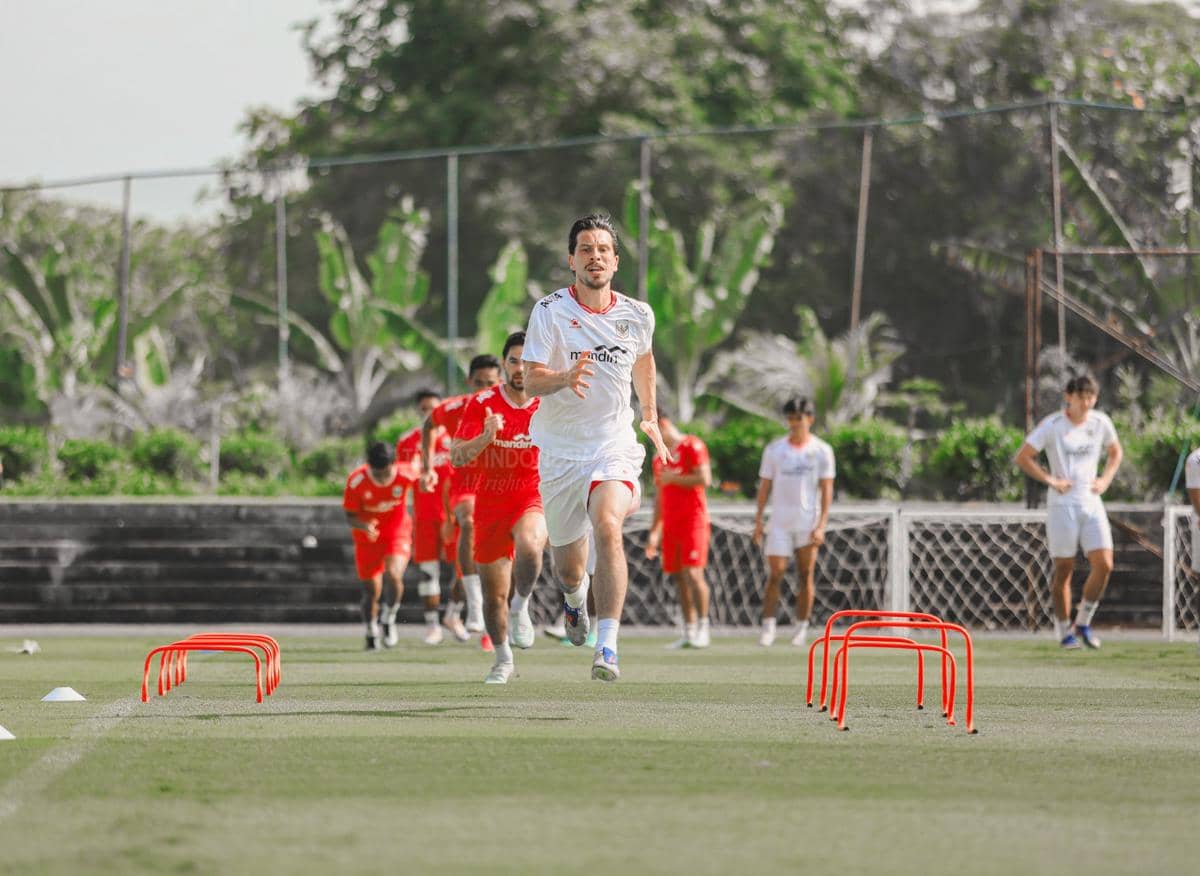 Timnas Indonesia melakoni pemusatan latihan di Bali United Training Center.